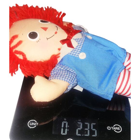 9 1/2" Vintage 1989 Baby Raggedy Andy By Playskool EUC - Picture 8 of 8